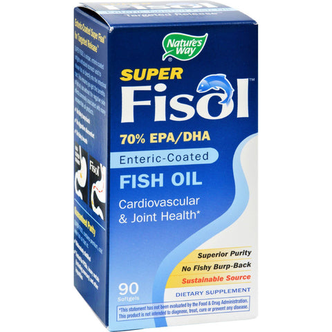 Nature's Way Super Fisol Fish Oil - 90 Softgels