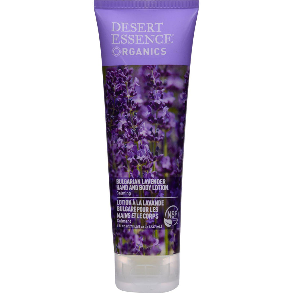 Desert Essence Hand And Body Lotion Bulgarian Lavender - 8 Fl Oz