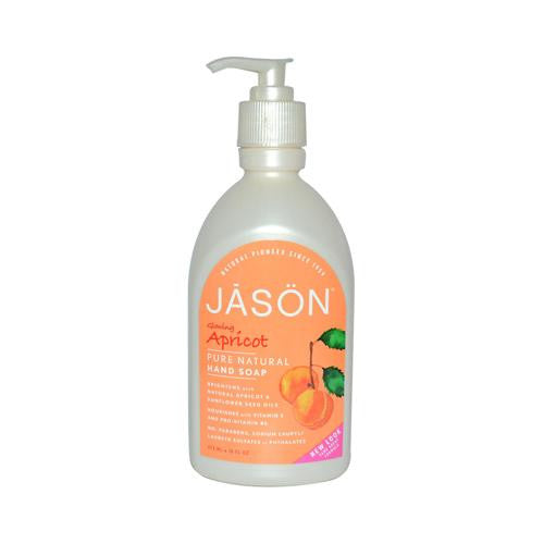 Jason Pure Natural Hand Soap Glowing Apricot - 16 Fl Oz