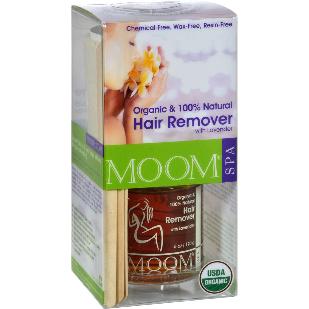 Moom Organic Hair Removal Kit With Lavender Spa Formula - 1 Kit
