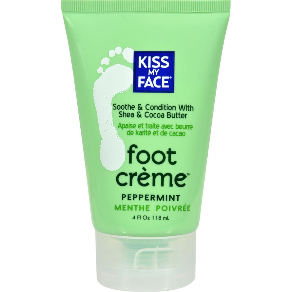 Kiss My Face Foot Creme Peppermint - 4 Oz