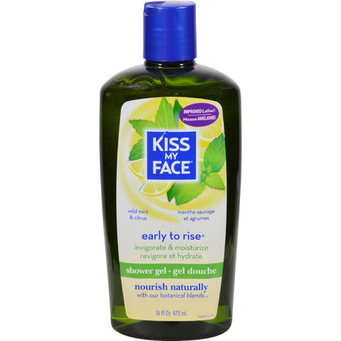 Kiss My Face Shower Gel And Foaming Bath Early To Rise - 16 Fl Oz