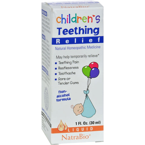 Natrabio Children's Teething Relief Drops - 1 Fl Oz
