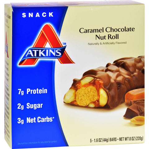 Atkins Advantage Bar Caramel Chocolate Nut - 5 Bars