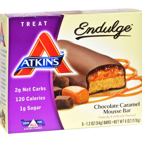 Atkins Endulge Bar Chocolate Caramel Mousse - 5 Bars