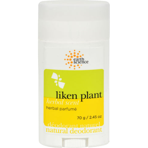 Earth Science Liken Plant Natural Deodorant Herbal Parfume - 2.5 Oz