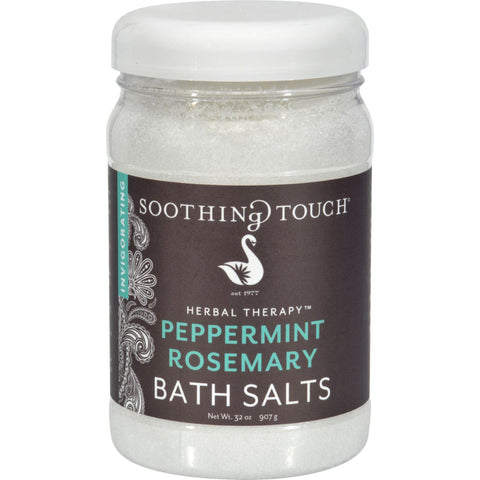 Soothing Touch Bath Salts - Peppermint Rosemary - 32 Oz