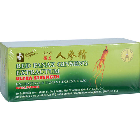 Prince Of Peace Red Panax Ginseng Extractum Ultra Strength - 30 Vials