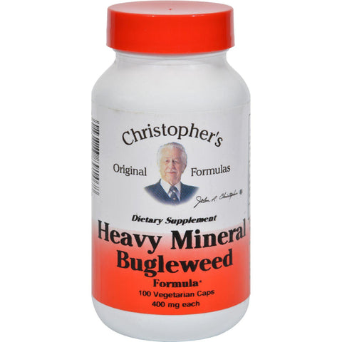 Dr. Christopher's Formulas Heavy Mineral Bugleweed Formula - 400 Mg - 100 Caps