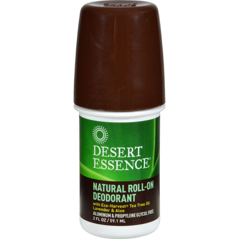 Desert Essence Natural Roll-on Deodorant - 2 Oz
