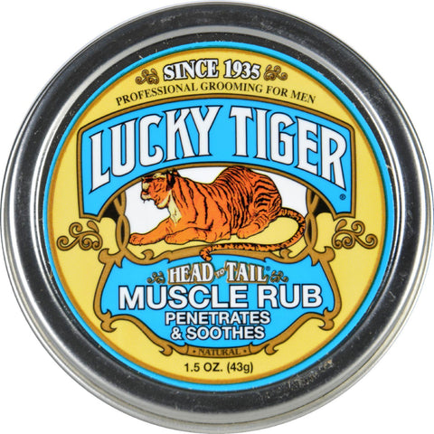 Lucky Tiger Muscle Rub - Head To Tail - 1.5 Oz