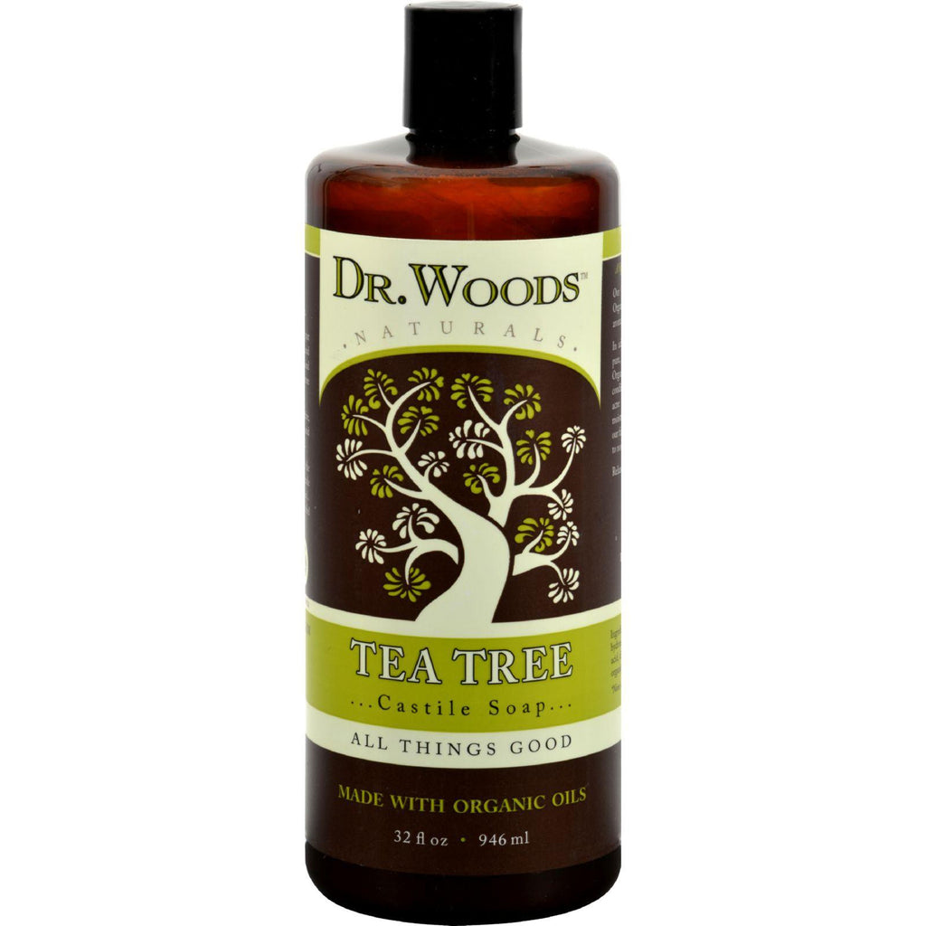 Dr. Woods Naturals Castile Liquid Soap - Tea Tree - 32 Fl Oz