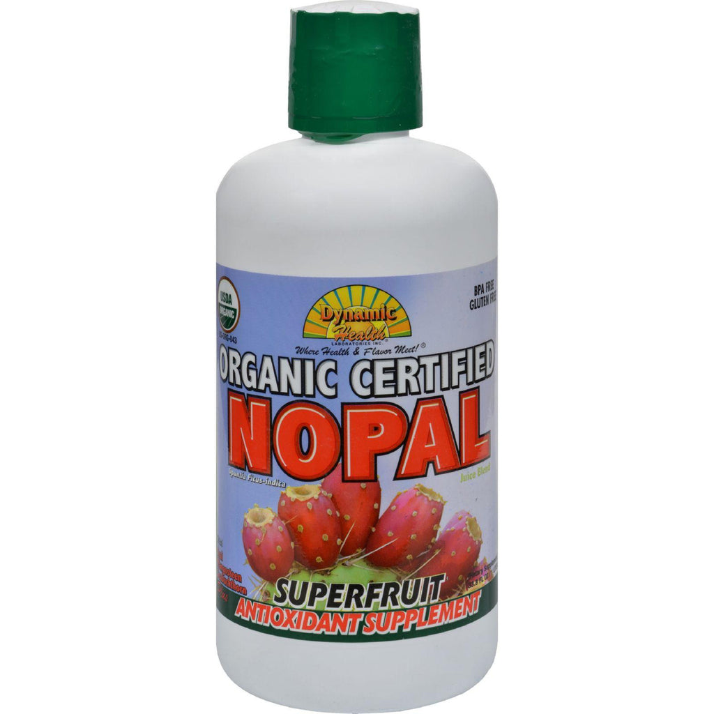Dynamic Health Organic Certified Nopal Superfruit Nopal - 33.8 Fl Oz