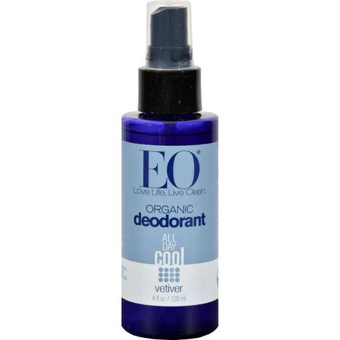 Eo Products Organic Deodorant Spray Vetiver - 4 Fl Oz