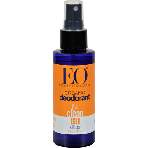 Eo Products Organic Deodorant Spray Citrus - 4 Fl Oz