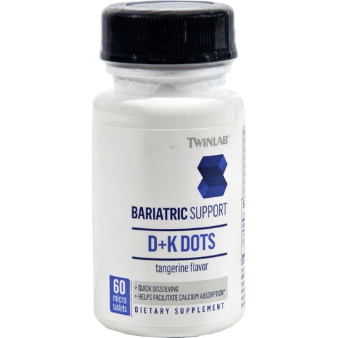 Twinlab Bariatric Support Dplus K Dots Tangerine - 60 Micro Tablets