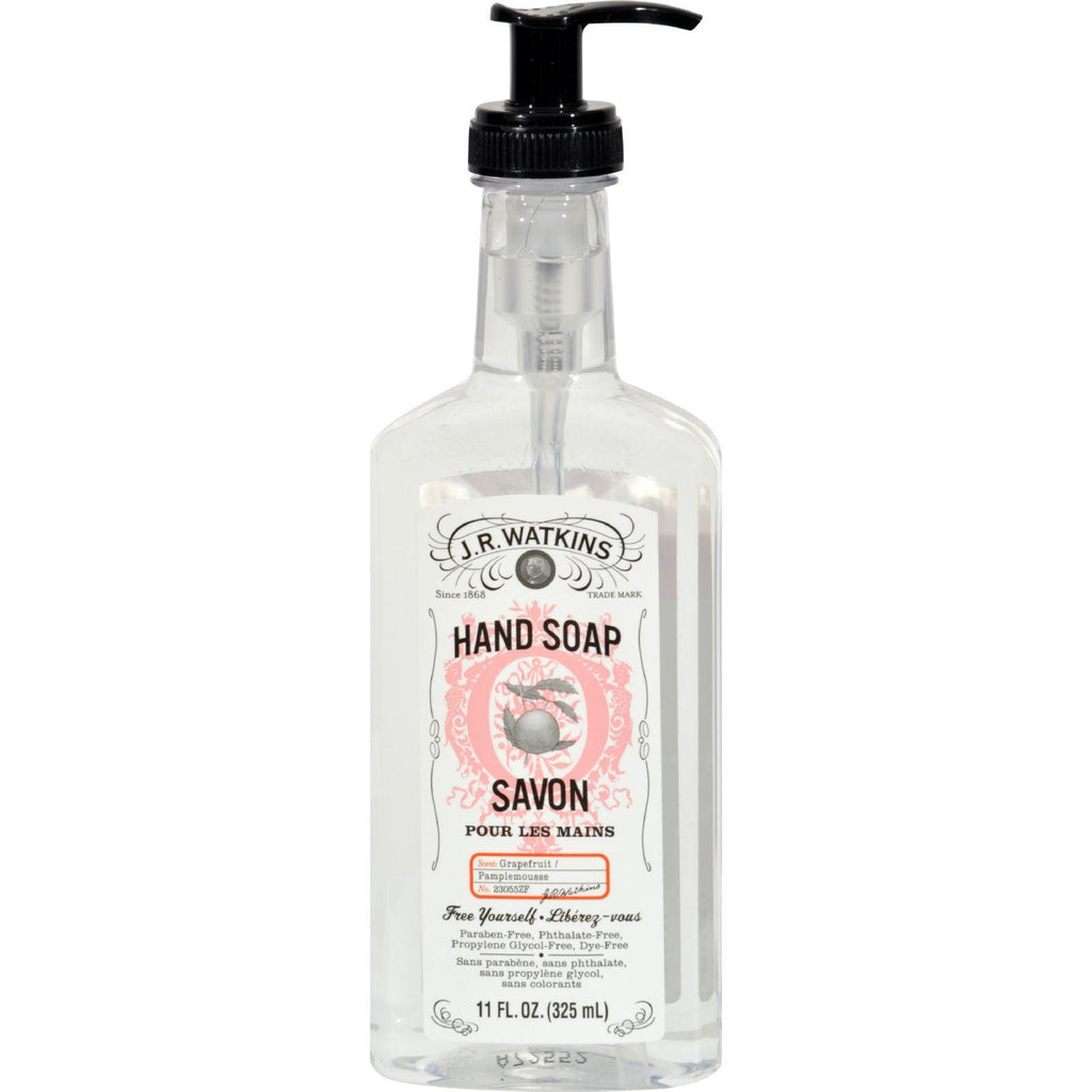 J.r. Watkins Liquid Hand Soap - Grapefruit - 11 Oz