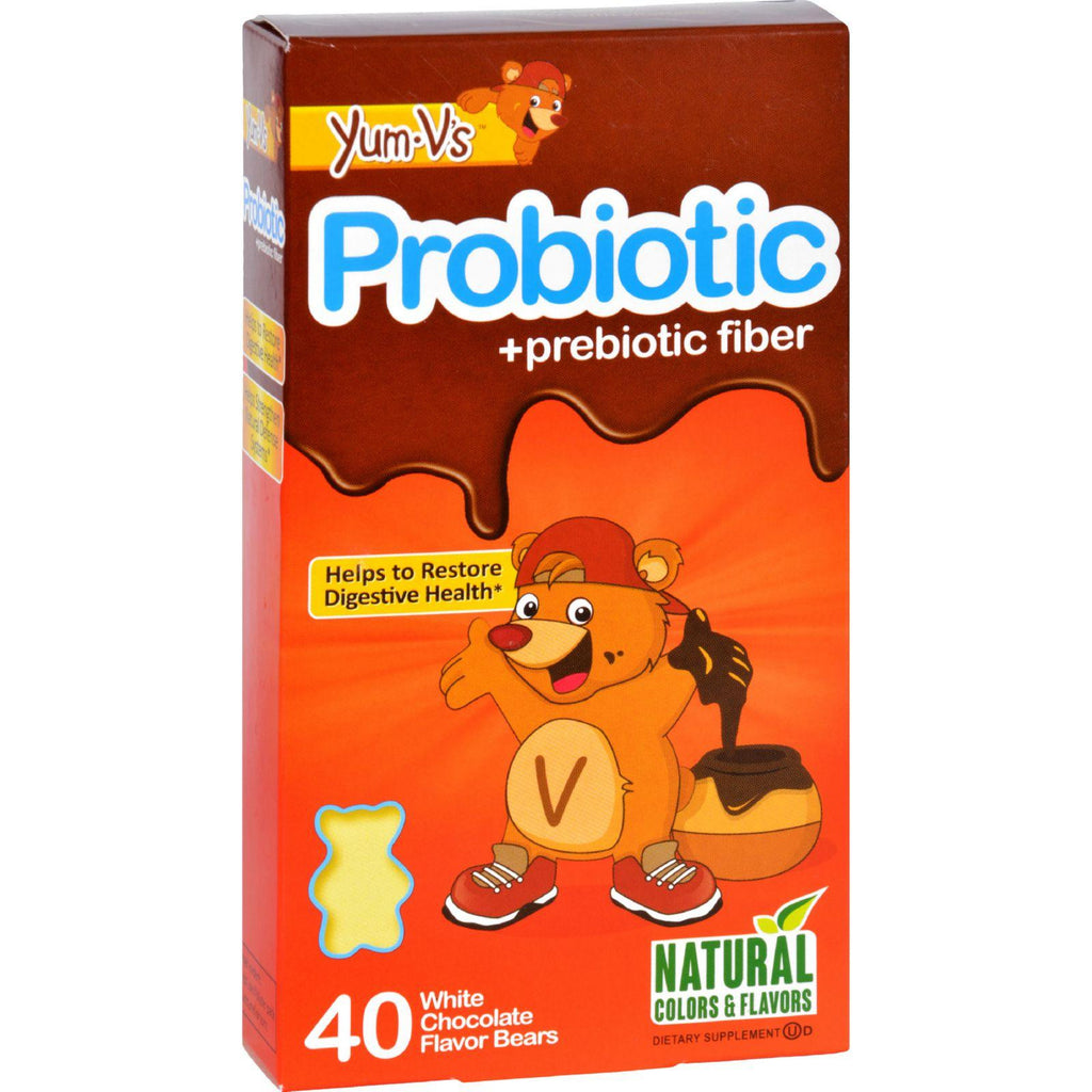 Yum V's Probiotic Plus Prebiotic Fiber Vanilla - 40 Bears