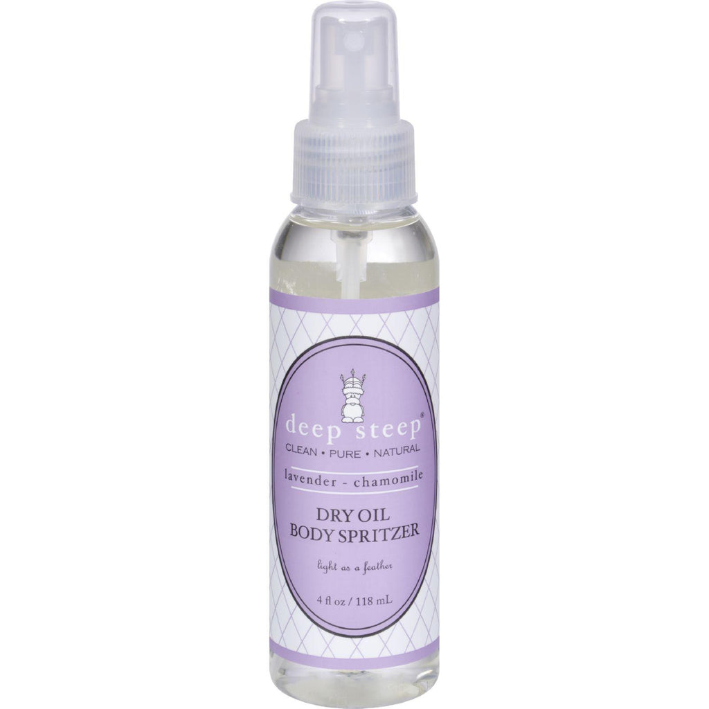 Deep Steep Dry Oil Body Spritzer - Lavender Chamomile - 4 Oz