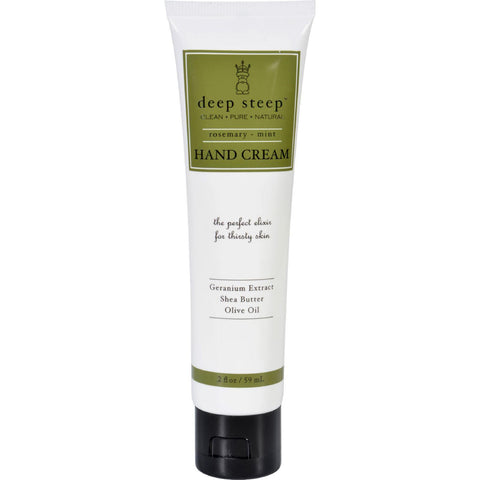 Deep Steep Hand Cream - Rosemary Mint - 2 Oz