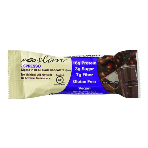 Nugo Nutrition Bar - Slim - Espresso - 1.59 Oz Bars - Case Of 12