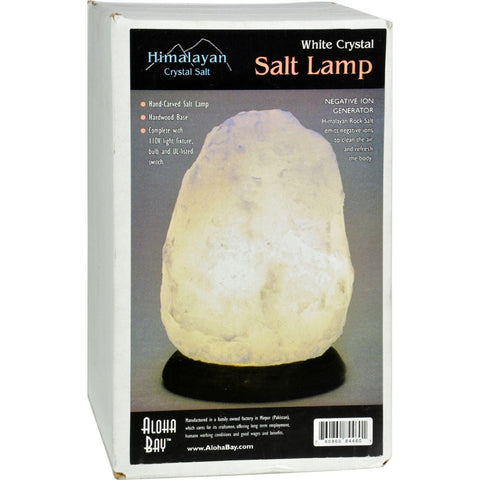 Himalayan Salt Lamp - White - 8 In