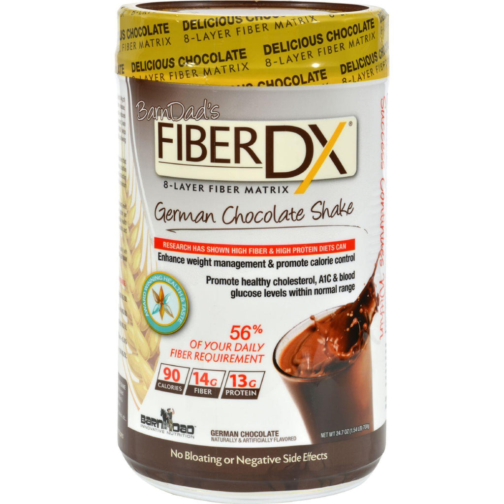 Barndad's Fiber Dx - German Chocolate Shake - 24.7 Oz