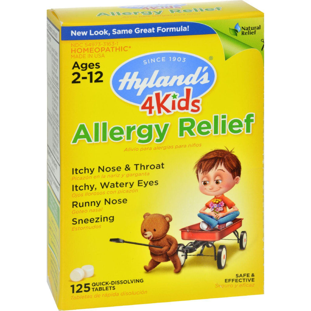 Hylands Homeopathic Allergy Relief 4 Kids - 125 Tablets