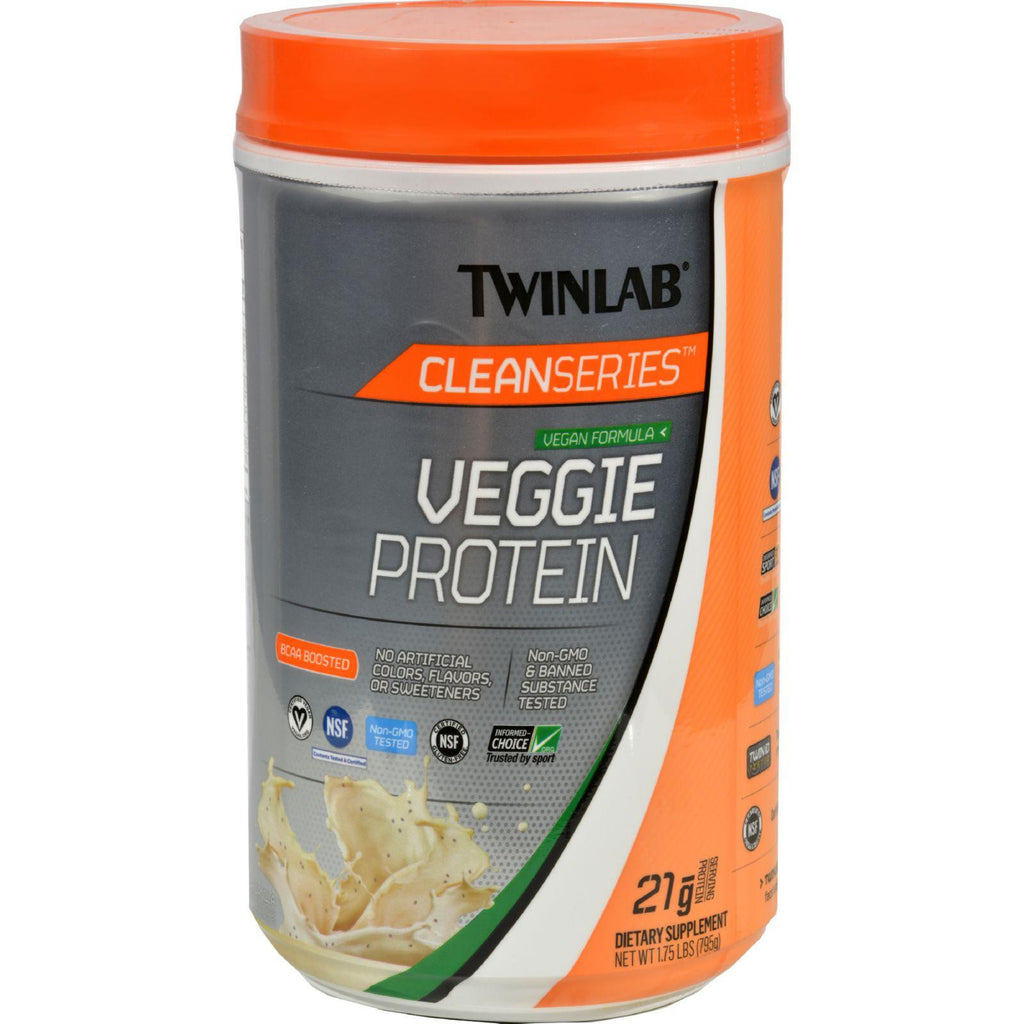 Twinlab Veggie Protein - Clean Series Very Vanilla - 1.75 Lb