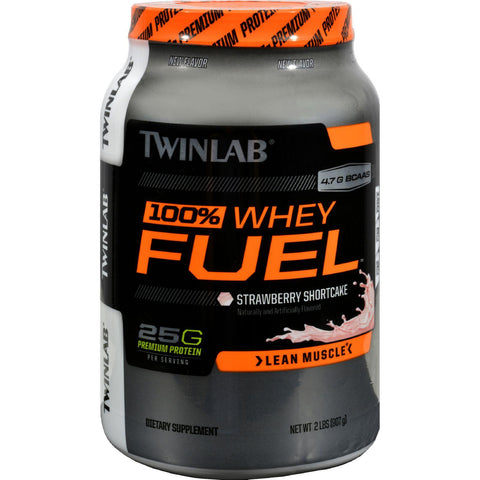 Twinlab 100% Whey Protein Fuel - Strawberry Smash - 2 Lbs