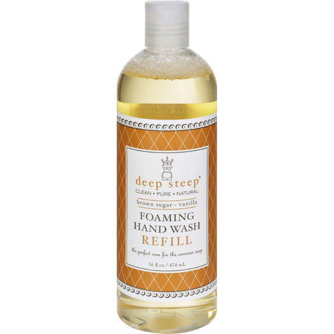 Deep Steep Foaming Hand Wash - Refill - Brown Sugar Vanilla - 16 Fl Oz