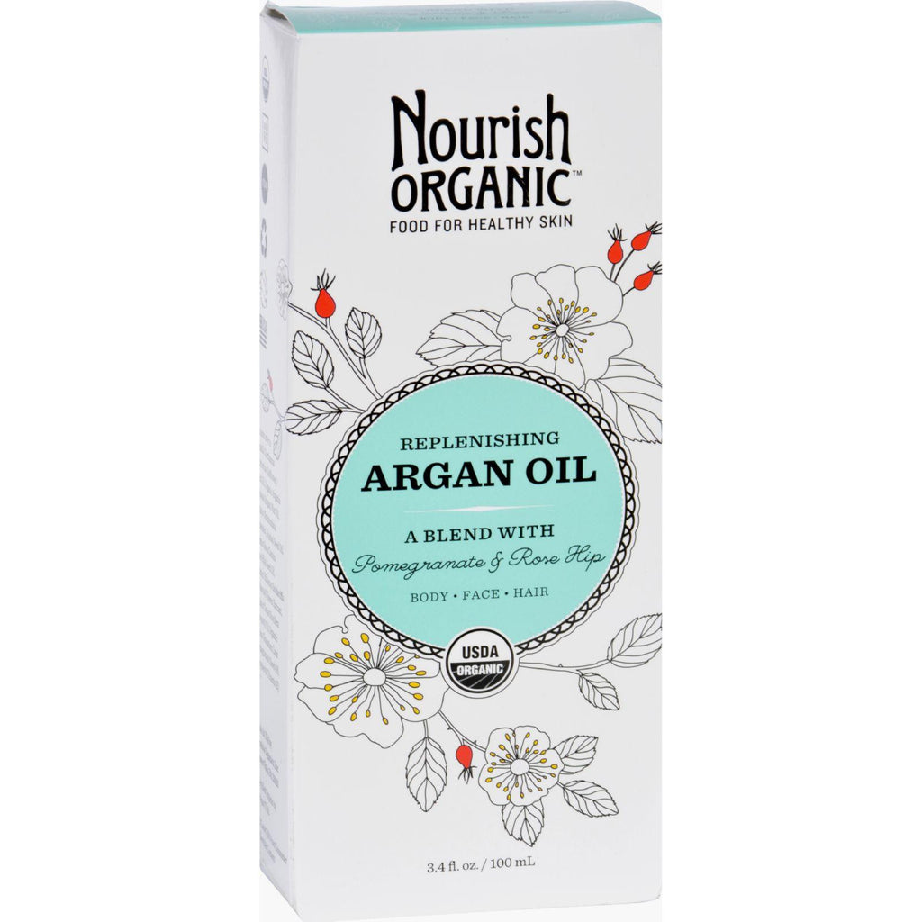 Nourish Organic Argan Oil - Replenishing Multi Purpose - 3.4 Oz