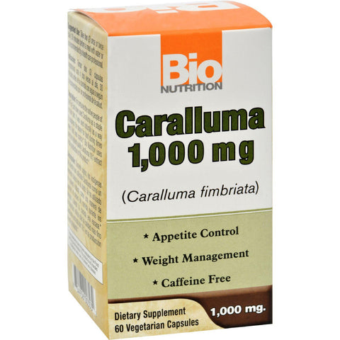 Bio Nutrition Caralluma - 1000 Mg - 60 Vegetarian Capsules