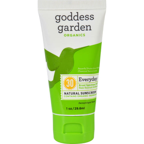 Goddess Garden Organic Sunscreen Counter Display - Tube - 1 Oz - Case Of 20