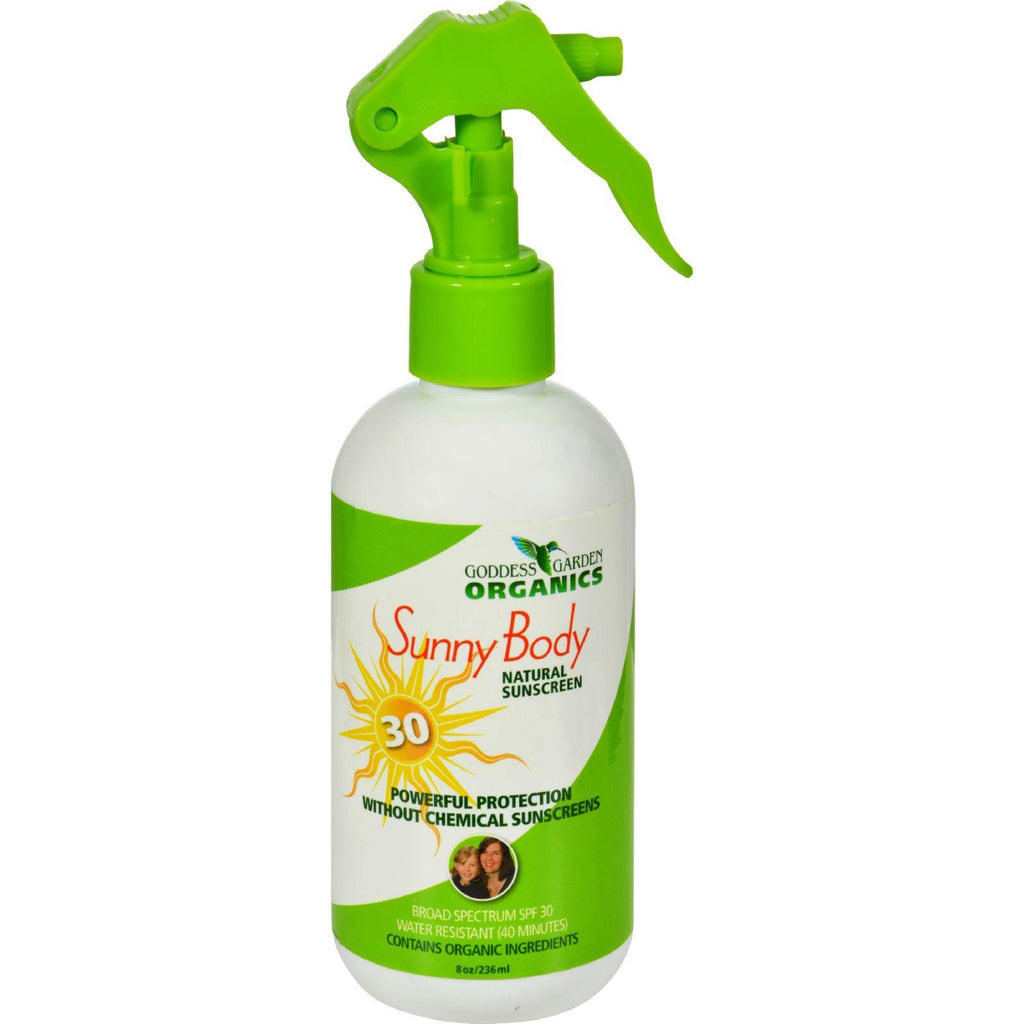 Goddess Garden Organic Sunscreen - Natural Spf 30 Trigger Spray - 8 Oz