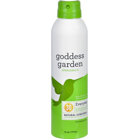 Goddess Garden Organic Sunscreen - Sunny Body Natural Spf 30 Continuous Spray - 6 Oz