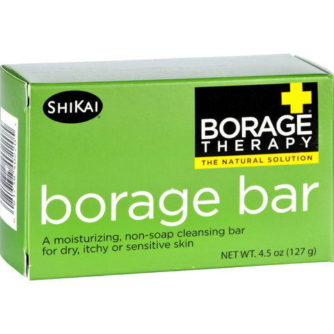 Shikai Products Cleansing Bar - Non Soap - Borage - 4.5 Oz