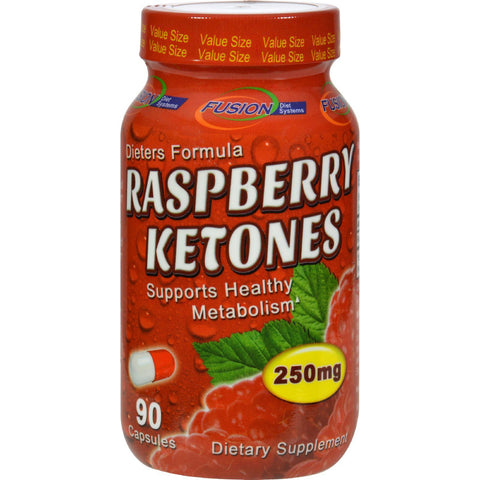 Fusion Diet Systems Raspberry Ketons - 90 Capsules