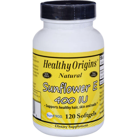 Healthy Origins Sunflower Vitamin E - 400 Iu - 120 Softgels