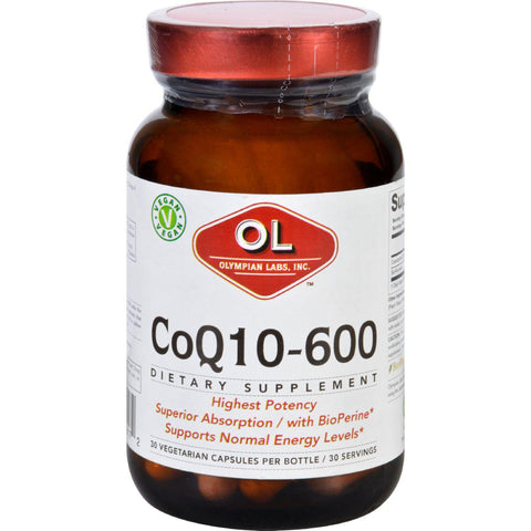 Olympian Labs Coq10 - 600 Mg - 30 Vegetarian Capsules
