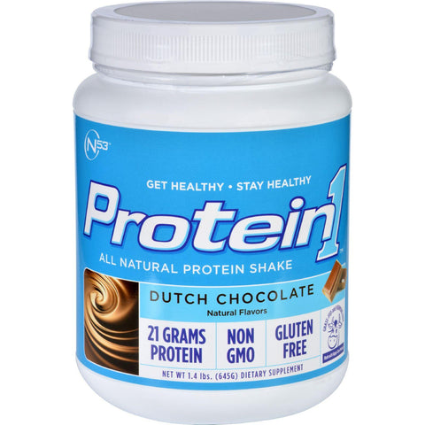 Nutrition53 Protein Shake - All Natural - Protein1 - Dutch Chocolate - 1.4 Lb