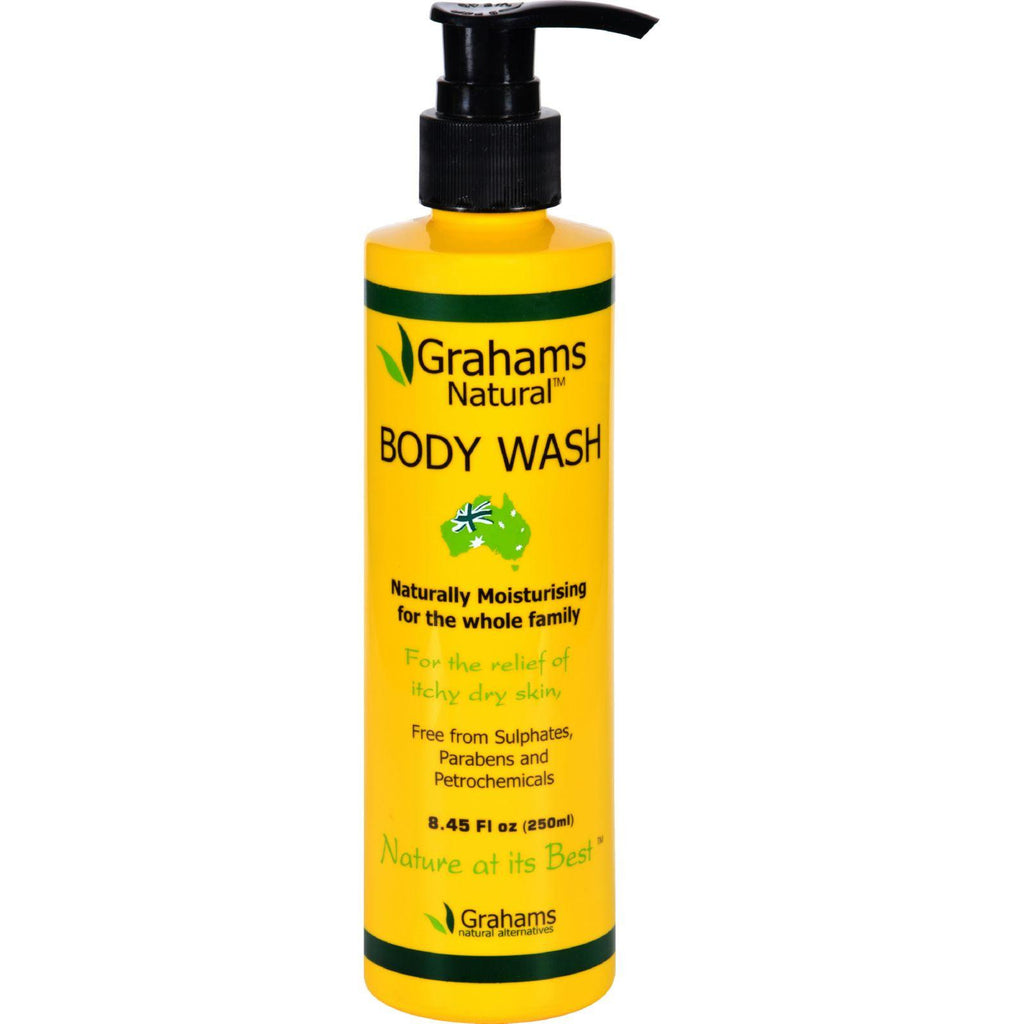 Grahams Natural Body Wash - Moisturizing - 8.45 Oz