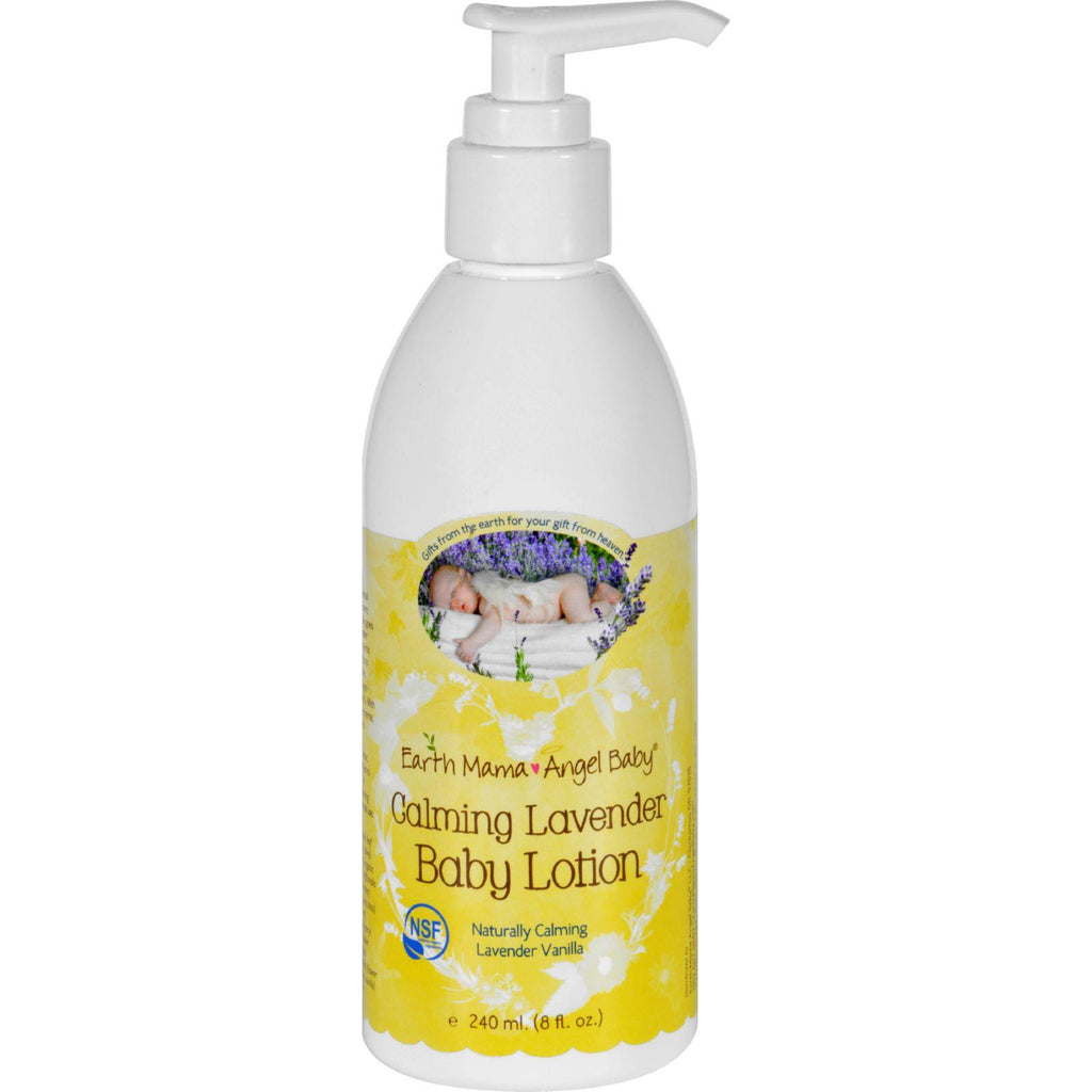 Earth Mama Angel Baby Lotion - Calming Lavender - 8 Oz