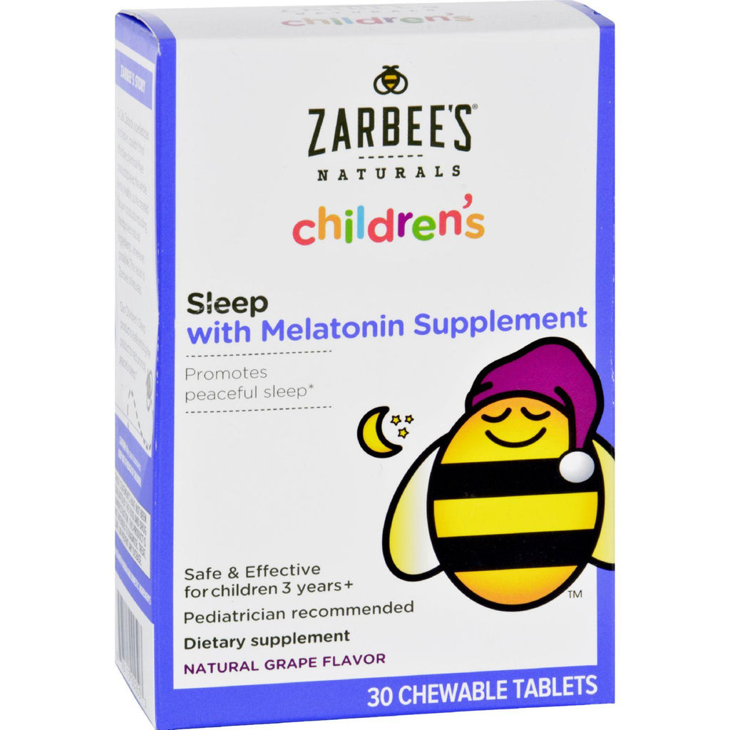 Zarbee's Childrens Sleep - Grape Flavor - 30 Chewables