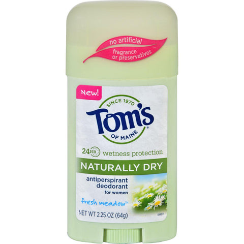 Toms Of Maine Deodorant - Naturally Dry - Stick - Fresh Meadow - 2.25 Oz - Case Of 6