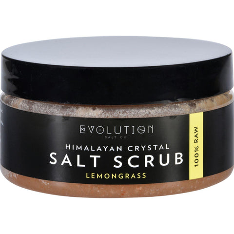 Evolution Salt Salt Scrub - Himalayan - Lemongrass - 12 Oz