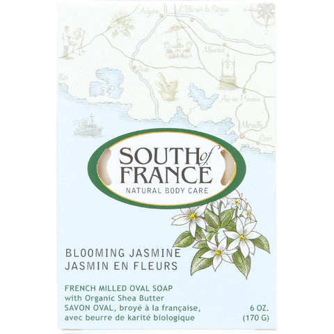 South Of France Bar Soap - Blooming Jasmine - 6 Oz - 1 Each