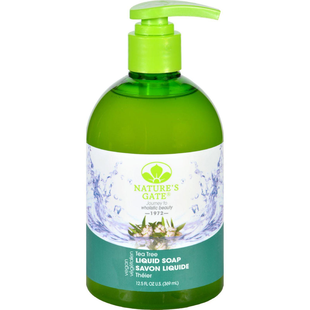 Natures Gate Hand Soap - Liquid - Tea Tree - 12.5 Oz