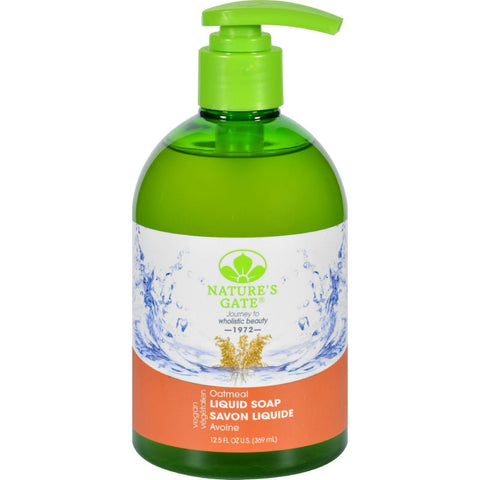 Natures Gate Hand Soap - Liquid - Oatmeal - 12.5 Oz