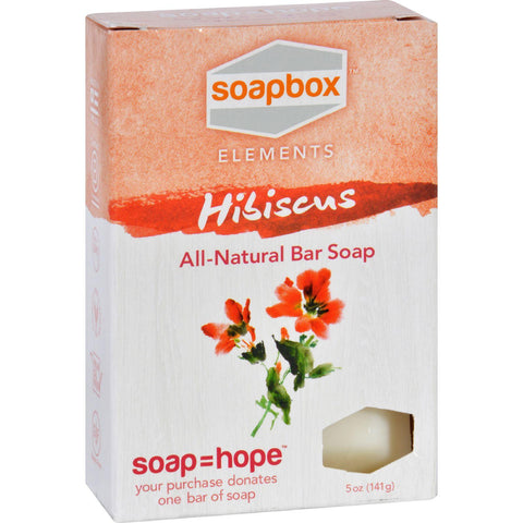 Soapbox Bar Soap - Elements - Hibiscus - 5 Oz